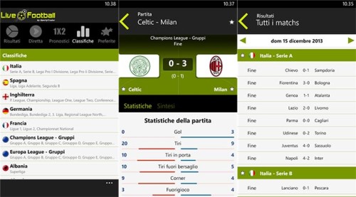 Calcio In Diretta: L'app Per Seguire In Diretta E Con Semplicità Le ...