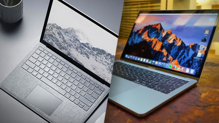 Laptop vs laptop. Acer Aspire vs MACBOOK Pro. MACBOOK vs Microsoft. MACBOOK surface. Виндовс против Мак бук.